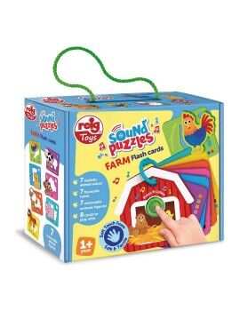 Puzzle Infantil Reig Flash Cards animais Quinta