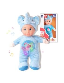 Boneco Bebé Reig 30 cm Elefante Peluche Azul (30 cm)