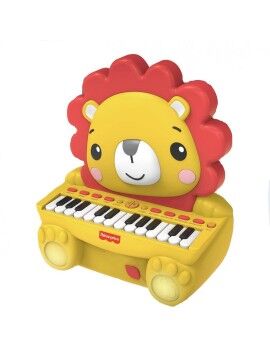 Piano de brincar Fisher Price Piano Eletrónico Leão (3 Unidades)