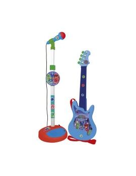 Guitarra Infantil PJ Masks   Microfone Azul