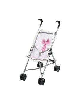 Silla para Muñecas Reig Paraguas Blanco Rosa Lunares