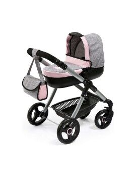 Carrinho para Bonecas Reig Stule Pram Cinzento 63 cm