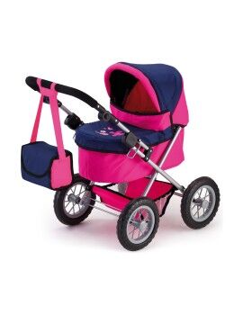 Carrito para Muñecas Reig Trendy Classic Fucsia 45 cm