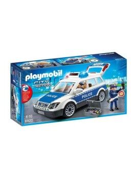 Carro com Luz e Som City Action Police Playmobil Squad Car with Lights and Sound