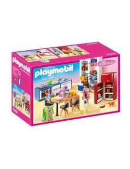 Playset Dollhouse Kitchen Playmobil 70206 (129 pcs)