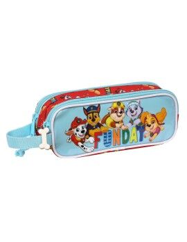 Portatodo Doble The Paw Patrol Funday Rojo Azul claro (21 x 8 x 6 cm)