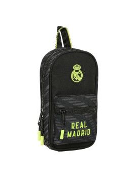 Mochila com Estojo Real Madrid C.F. Preto (12 x 23 x 5 cm) (33 Peças)