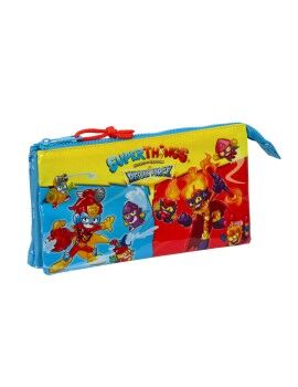 Malas para tudo triplas SuperThings Rescue force Azul 22 x 12 x 3 cm