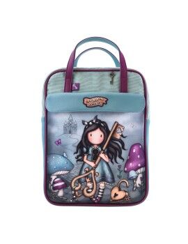 Mochila Gorjuss Curiosity Cinzento Verde (27 x 10 x 37 cm)