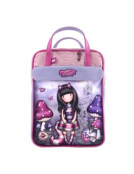 Mochila Gorjuss Cheshire cat Cor de Rosa Roxo (27 x 10 x 37 cm)