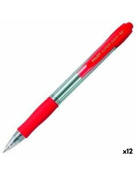 Caneta Pilot Supergrip Vermelho 0,4 mm (12 Unidades)