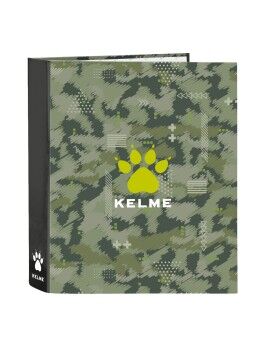 Carpeta de anillas Kelme Travel Negro Verde A4 27 x 33 x 6 cm