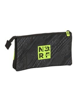 Malas para tudo triplas Nerf Get ready Preto 22 x 12 x 3 cm