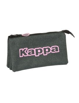 Portatodo Triple Kappa Silver pink Gris 22 x 12 x 3 cm