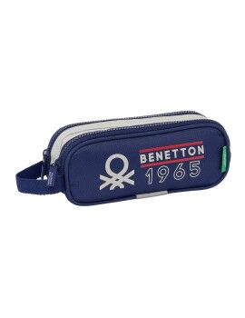 Malas para tudo duplas Benetton Varsity Cinzento Azul Marinho 21 x 8 x 6 cm