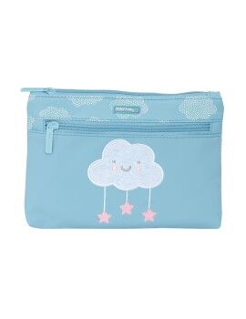 Bolsa Escolar Safta Nube Nuvens Azul 23 x 16 x 3 cm