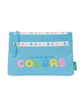 Bolsa Escolar Benetton Spring Azul celeste 23 x 16 x 3 cm