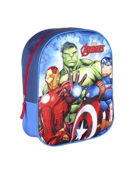 Mochila Escolar The Avengers Azul (25 x 31 x 10 cm)