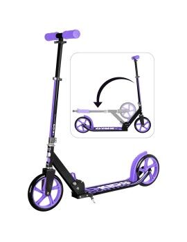 Trotinete SKIDS CONTROL Roxo Dobrável Pé de cabra