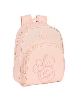 Mochila Escolar Minnie Mouse Baby Cor de Rosa (28 x 34 x 10 cm)