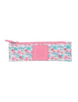 Bolsa Escolar Moos Flores Multicolor 20 x 6 x 1 cm