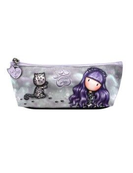 Bolsa Escolar Gorjuss Smitten kitten Preto Branco (22.3 x 8.8 x 5.7 cm)