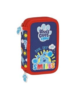 Plumier Doble Blue's Clues Azul marino (28 piezas)