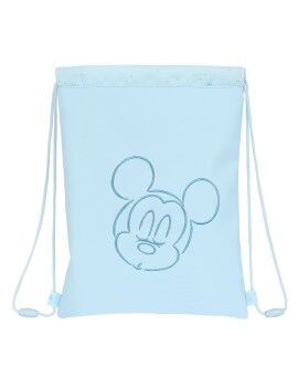 Bolsa Mochila con Cuerdas Mickey Mouse Clubhouse Azul claro (26 x 34 x 1 cm)