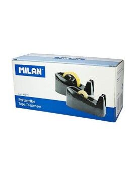 Portacelo Milan Adaptador Doble 33-66 m Negro PVC