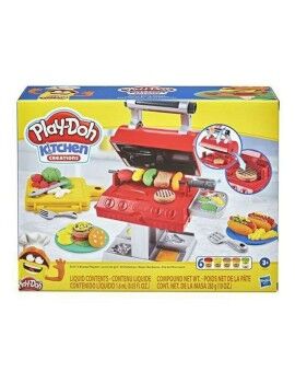 Jogo de Plasticina Kitchen Creations Play-Doh Kitchen Creations Grill 'n Stamp Plástico Multicolor