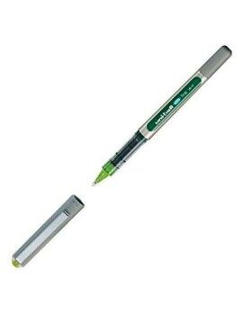 Esferográfica de tinta líquida Uni-Ball Rollerball Eye Fine UB-157 Verde Claro 0,7 mm (12 Peças)