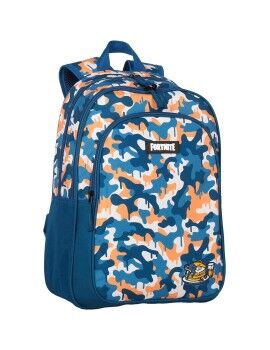 Mochila Escolar Fortnite Azul Camuflaje 42 x 32 x 20 cm