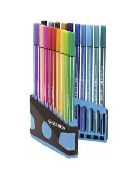 Conjunto de Canetas de Feltro Stabilo Pen 68 Color Parade Estojo Multicolor