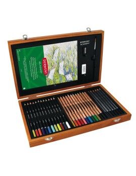 Conjunto de Desenho DERWENT Academy 35 Peças Estojo de oferta