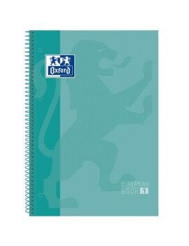 Caderno Oxford European Book Ice Menta A4 5 Peças