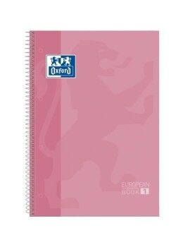 Caderno Oxford European Book Cor de Rosa A4 5 Peças