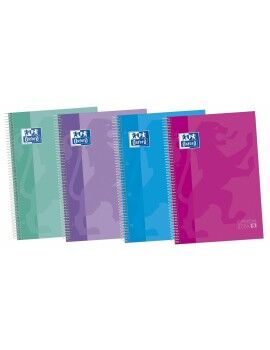 Cuaderno Oxford European Book Microperforado Multicolor A4 5 Piezas 120 Hojas