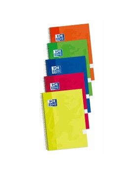 Cuaderno Oxford Write&Erase Multicolor Din A4 5 Piezas 80 Hojas