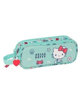 Portatodo Doble Hello Kitty Sea lovers Turquesa 21 x 8 x 6 cm