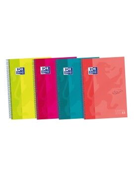 Caderno Oxford European Book Multicolor A4 5 Peças 120 Folhas