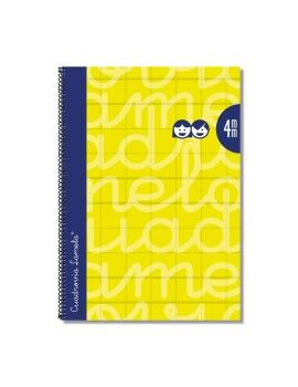 Cuaderno Lamela Amarillo Din A4 5 Piezas 80 Hojas