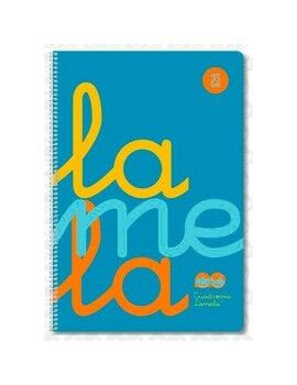 Cuaderno Lamela Flúor Azul Din A4 5 Piezas 80 Hojas