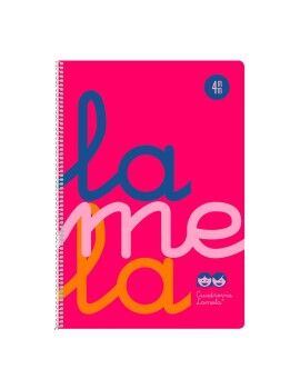 Caderno Lamela Cor de Rosa Din A4 5 Peças 80 Folhas