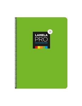 Caderno Lamela Azul Din A4 5 Peças 100 Folhas