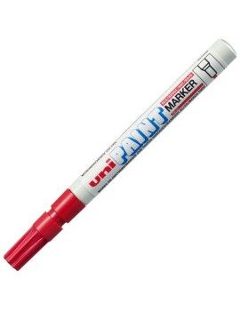 Rotulador permanente Uni-Ball Paint PX-21L Vermelho 12 Peças