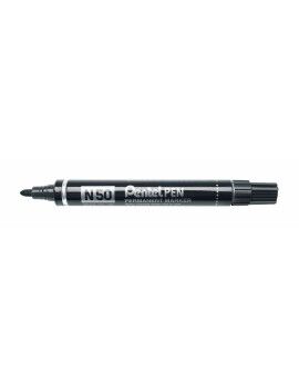 Rotulador permanente Pentel N50-BE Preto 12 Peças