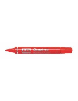 Rotulador permanente Pentel N50-BE Vermelho 12 Peças