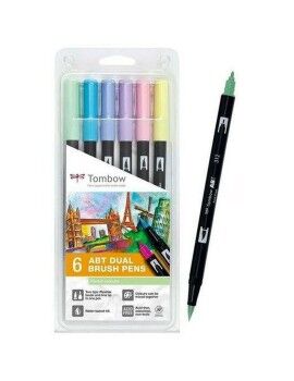 Rotuladores Tombow Ponta dupla Multicolor