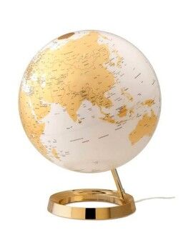 Globo Terrestre com Luz Atmosphere Ø 30 cm Dourado Plástico