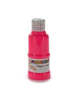 Têmperas Neon Cor de Rosa 120 ml (12 Unidades)